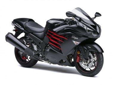 2012-2024 Matte Black Red White Ninja Kawasaki ZX14R ZZR1400 Motorcycle Fairings