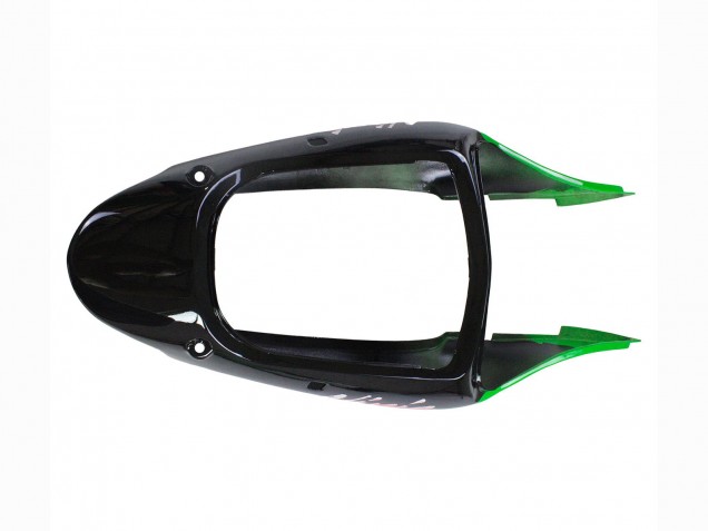 1998-1999 Green White Glossy Black Kawasaki ZX6R Motorcycle Fairings