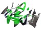 1998-1999 Green White Dark Blue Silver Kawasaki ZX6R Motorcycle Fairings