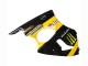 1998-1999 Yellow Black Monster Elf Bridgestone Kawasaki ZX6R Motorcycle Fairings