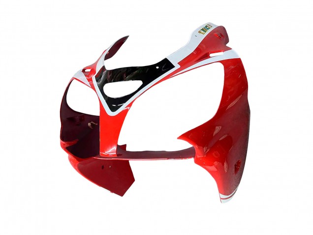 2000-2002 White Red Black Kawasaki ZX6R Motorcycle Fairings