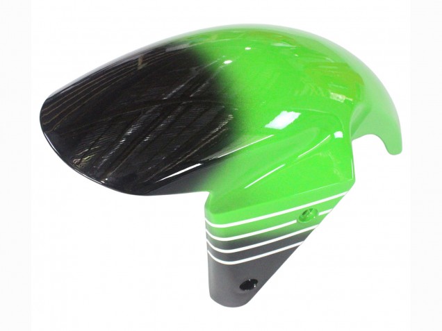 2003-2004 Green White Black Kawasaki ZX6R Motorcycle Fairings