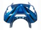 2003-2004 Blue White Red Shark Kawasaki ZX6R Motorcycle Fairings