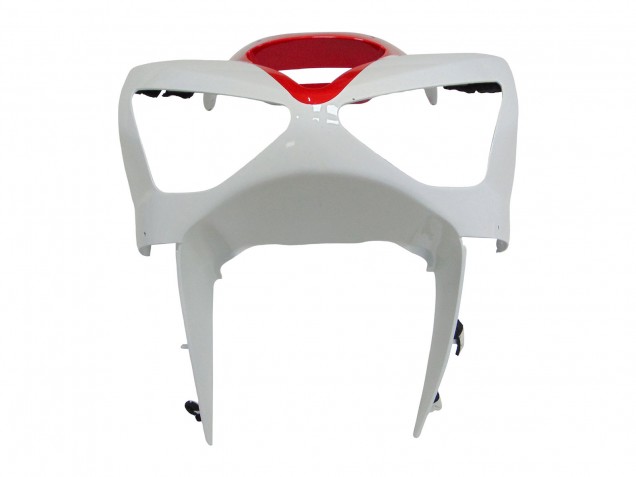 2003-2004 White Red Kawasaki ZX6R Motorcycle Fairings