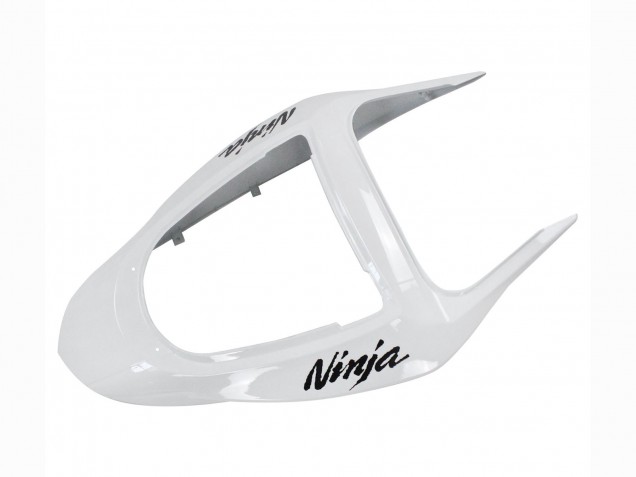 2003-2004 White Black Decals Kawasaki ZX6R Motorcycle Fairings