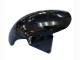 2003-2004 Glossy Black Green Flame Kawasaki ZX6R Motorcycle Fairings