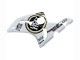 2003-2004 White Black Motul Lucky Strike Kawasaki ZX6R Motorcycle Fairings