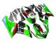 2005-2006 Green Red Black Elf 66 Kawasaki ZX6R Motorcycle Fairings