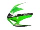2005-2006 Green Red Black Elf 66 Kawasaki ZX6R Motorcycle Fairings