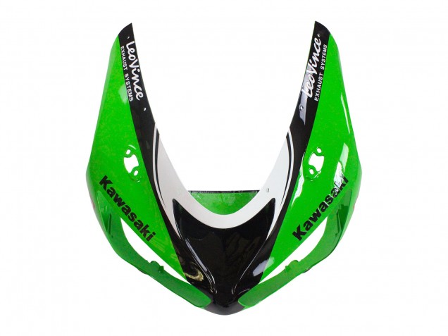 2005-2006 Green Red Black Elf 66 Kawasaki ZX6R Motorcycle Fairings
