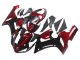 2005-2006 Red Glossy Black Kawasaki ZX6R Motorcycle Fairing