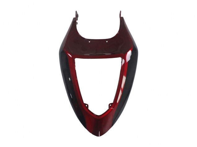 2005-2006 Red Glossy Black Kawasaki ZX6R Motorcycle Fairing