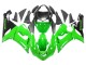 2005-2006 Green Black Ninja Kawasaki ZX6R Motorcycle Fairings