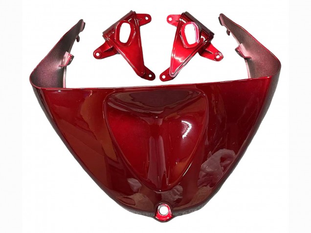 2005-2006 Red Black Kawasaki ZX6R Motorcycle Fairings