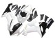 2005-2006 White Black Gold Ninja Kawasaki ZX6R Motorcycle Fairings