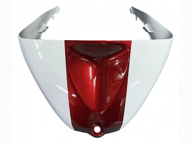 2005-2006 White Red Kawasaki ZX6R Motorcycle Fairings