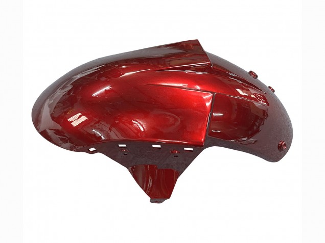 2005-2006 White Red Kawasaki ZX6R Motorcycle Fairings