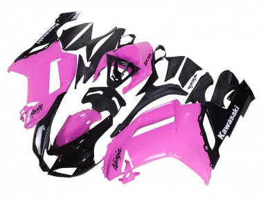 2007-2008 Black Pink Ninja Kawasaki ZX6R Motorcycle Fairings