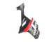 2007-2008 Black White Red with White Snow Decal Ninja Elf Kawasaki ZX6R Motorcycle Fairings