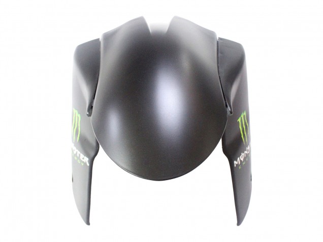 2007-2008 Black White Red with White Snow Decal Ninja Elf Kawasaki ZX6R Motorcycle Fairings