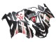 2007-2008 Black Silver Red Ninja Kawasaki ZX6R Motorcycle Fairings