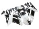 2007-2008 Black White Ninja Kawasaki ZX6R Motorcycle Fairings