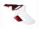 2007-2008 White Red Kawasaki ZX6R Motorcycle Fairing