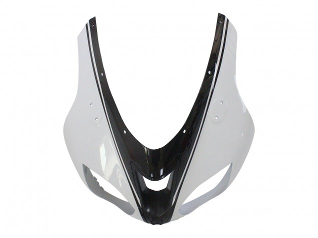 2007-2008 White Black Kawasaki ZX6R Motorcycle Fairing