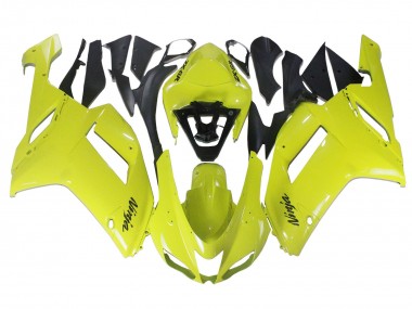 2007-2008 Yellow Ninja Kawasaki ZX6R Motorcycle Fairings