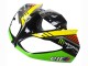 2009-2012 Green Glossy Black Yellow White Red Elf Monster Kawasaki ZX6R Motorcycle Fairings