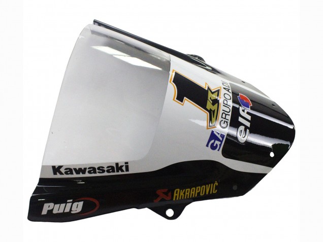 2009-2012 Green Glossy Black Yellow White Red Elf Monster Kawasaki ZX6R Motorcycle Fairings