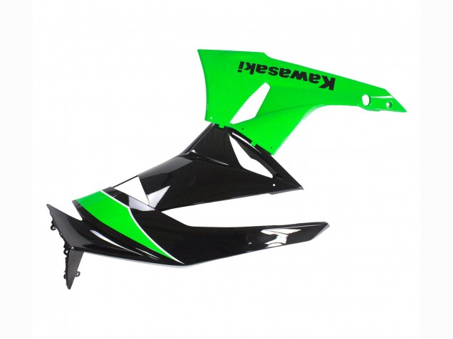 2009-2012 Green Glossy Black Kawasaki ZX6R Motorcycle Fairings