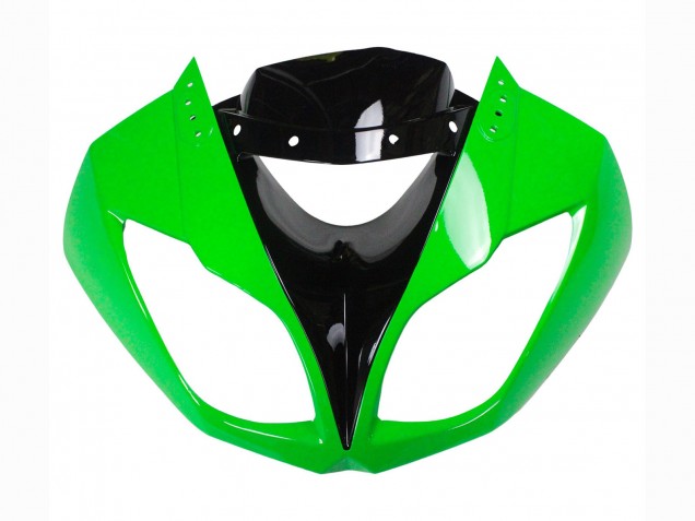 2009-2012 Green Glossy Black Kawasaki ZX6R Motorcycle Fairings