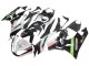 2009-2012 White Red Black Green Kawasaki ZX6R Motorcycle Fairings