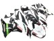 2009-2012 White Red Black Green Kawasaki ZX6R Motorcycle Fairings