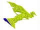 2019-2022 Blue Yellow Kawasaki ZX6R Motorcycle Fairings