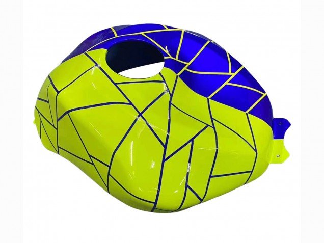 2019-2022 Blue Yellow Kawasaki ZX6R Motorcycle Fairings