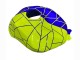 2019-2022 Blue Yellow Kawasaki ZX6R Motorcycle Fairings