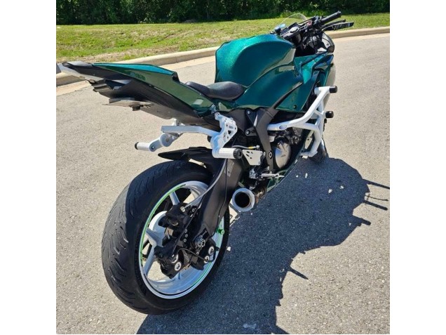 2019-2022 Dark Green Kawasaki ZX6R Motorcycle Fairings