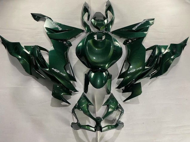 2019-2022 Dark Green Kawasaki ZX6R Motorcycle Fairings