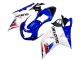 2000-2002 White Blue Red Suzuki GSXR1000 Motorcycle Fairings