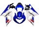 2000-2002 White Blue Red Suzuki GSXR1000 Motorcycle Fairings