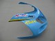 2000-2002 Light Blue Yellow Black Motul Rizla Suzuki GSXR1000 Motorcycle Fairings