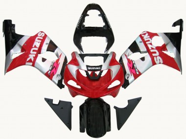 2000-2002 Red Silver White Black Suzuki GSXR1000 Motorcycle Fairings