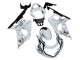 2000-2002 White Black Motul Corona Suzuki GSXR1000 Motorcycle Fairings