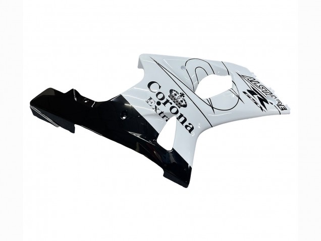 2000-2002 White Black Motul Corona Suzuki GSXR1000 Motorcycle Fairings