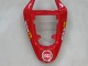 2000-2002 White Red Lucky Strike Suzuki GSXR1000 Motorcycle Fairings