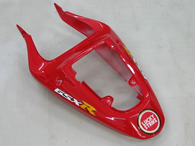 2000-2002 White Red Lucky Strike Suzuki GSXR1000 Motorcycle Fairings