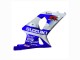 2000-2002 Blue White Silver Castrol Dunlop Suzuki GSXR1000 Motorcycle Fairings