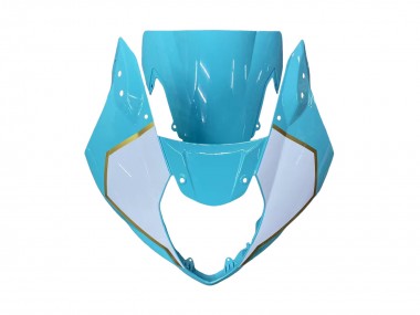 2003-2004 White Light Blue Gold Suzuki GSXR 1000 Motorcycle Fairings